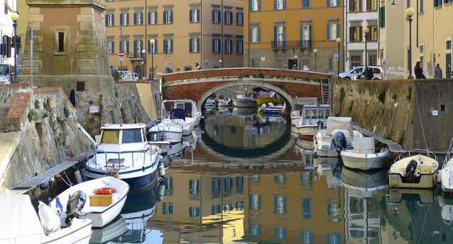Livorno Altstadt Kanäle