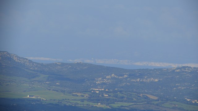 Blick auf Bonifacio von San Tremo