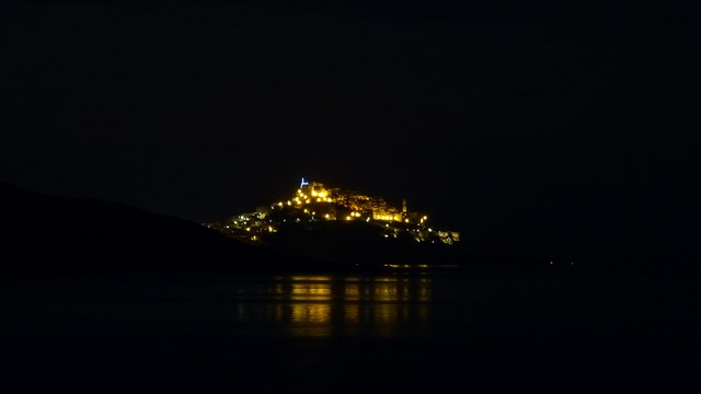Castelsardo bei Nacht