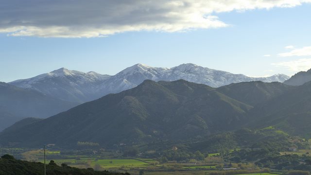 Sardinien Schnee Berge 