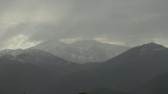 Berge Schnee Sardinien